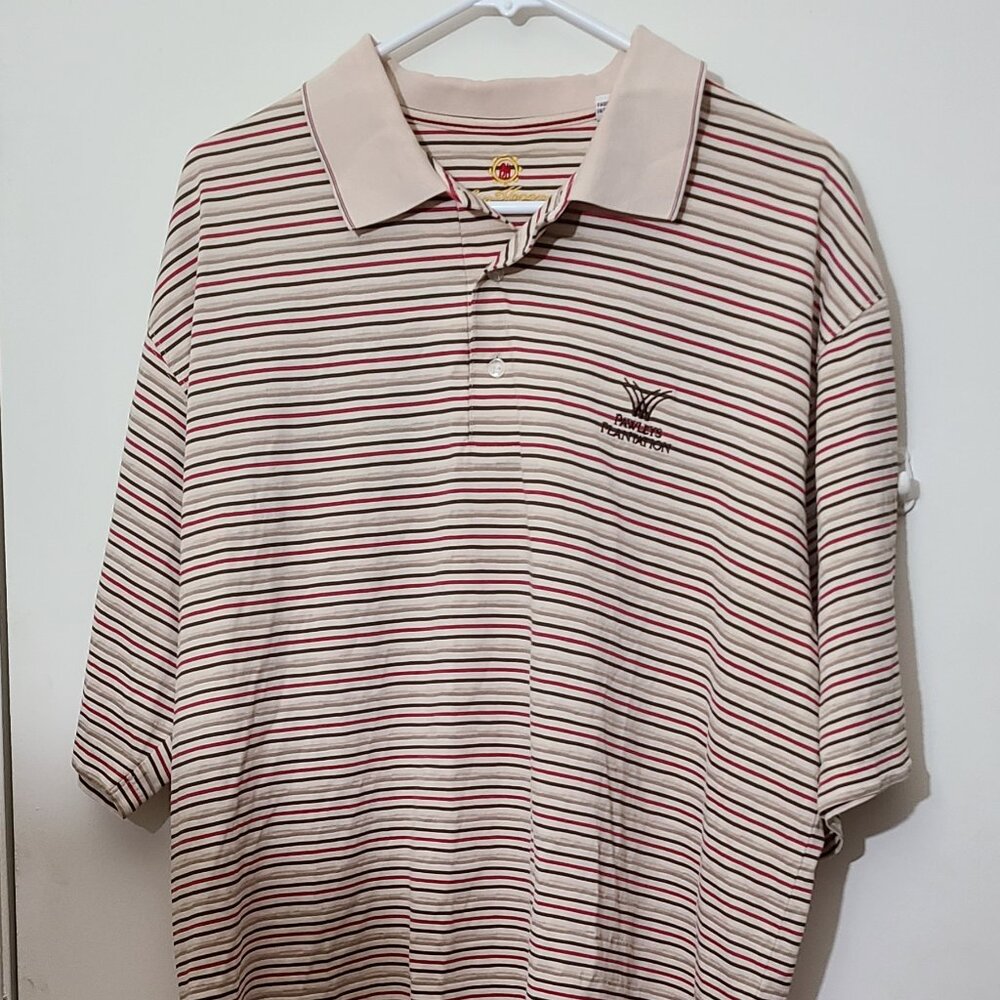 Ben Hogan Pawleys Plantation Striped Polo Shirt XL